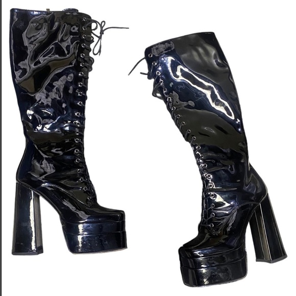 Loud Kiss Knee High Boots
